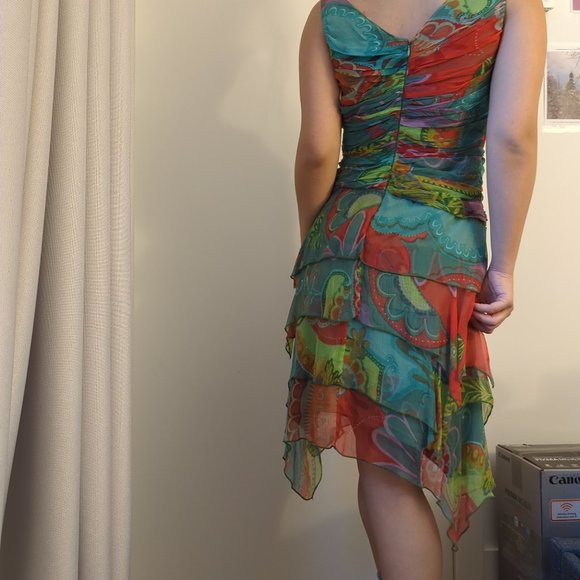 EUC René Derhy Fairy Grecian dress - Picture 2 of 3